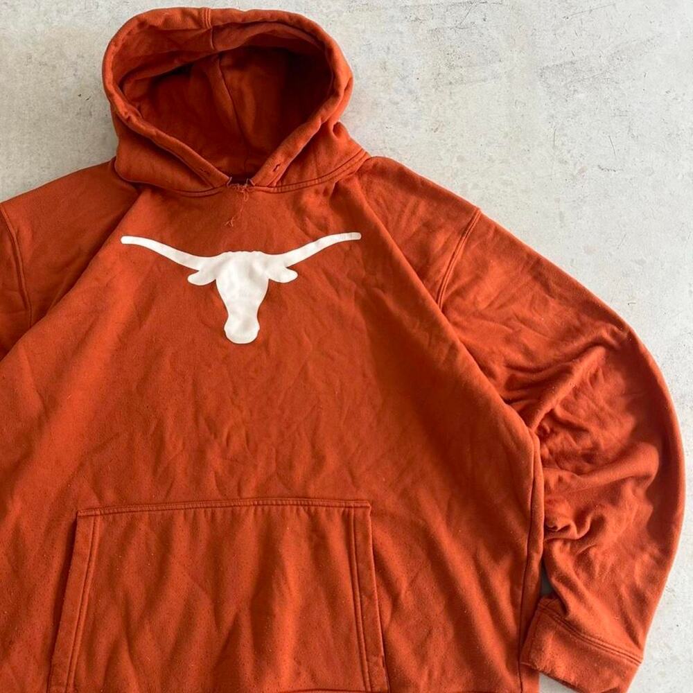 Vintage Orange University of Texas Longhorns Hoodie